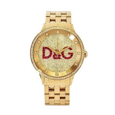 dolce and gabbana watch gold